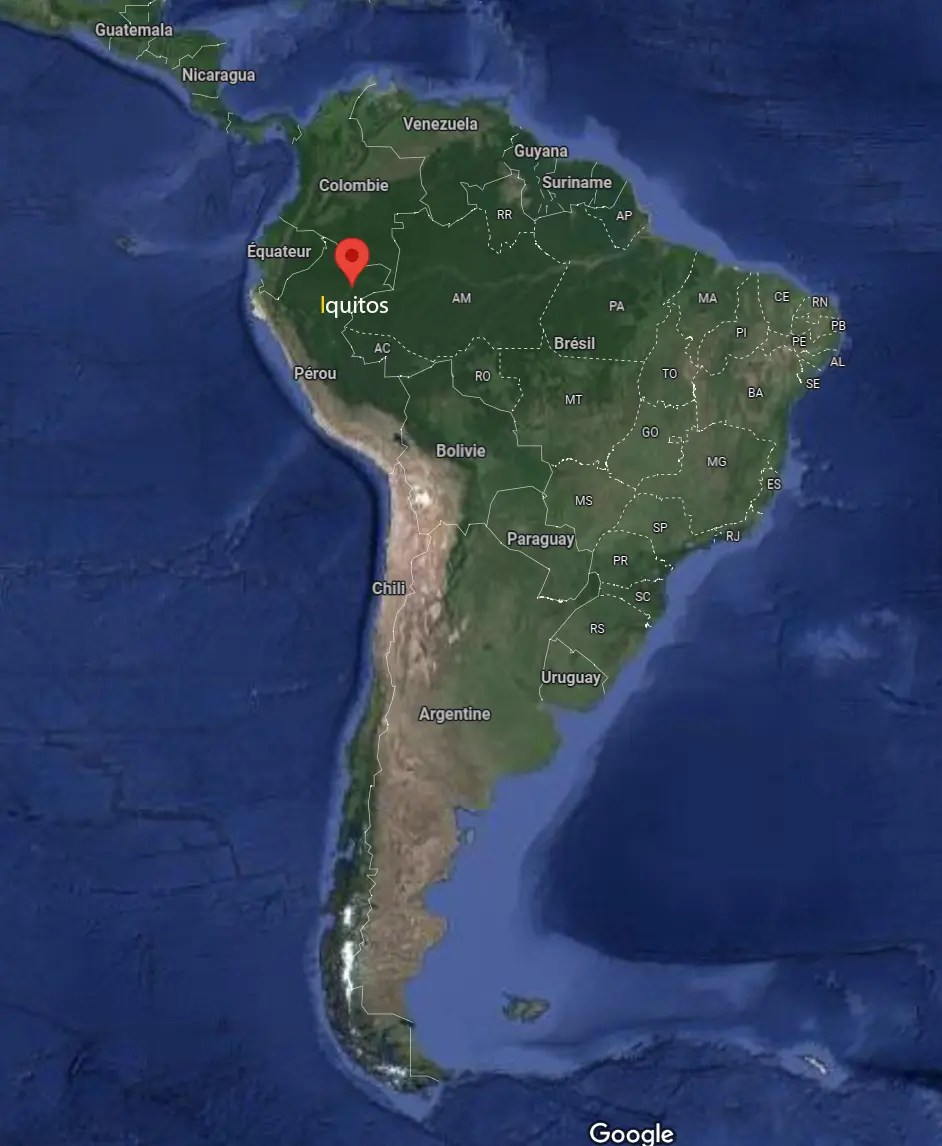 Amérique du Sud, Iquitos, zone de prospection des Odonates du Pérou